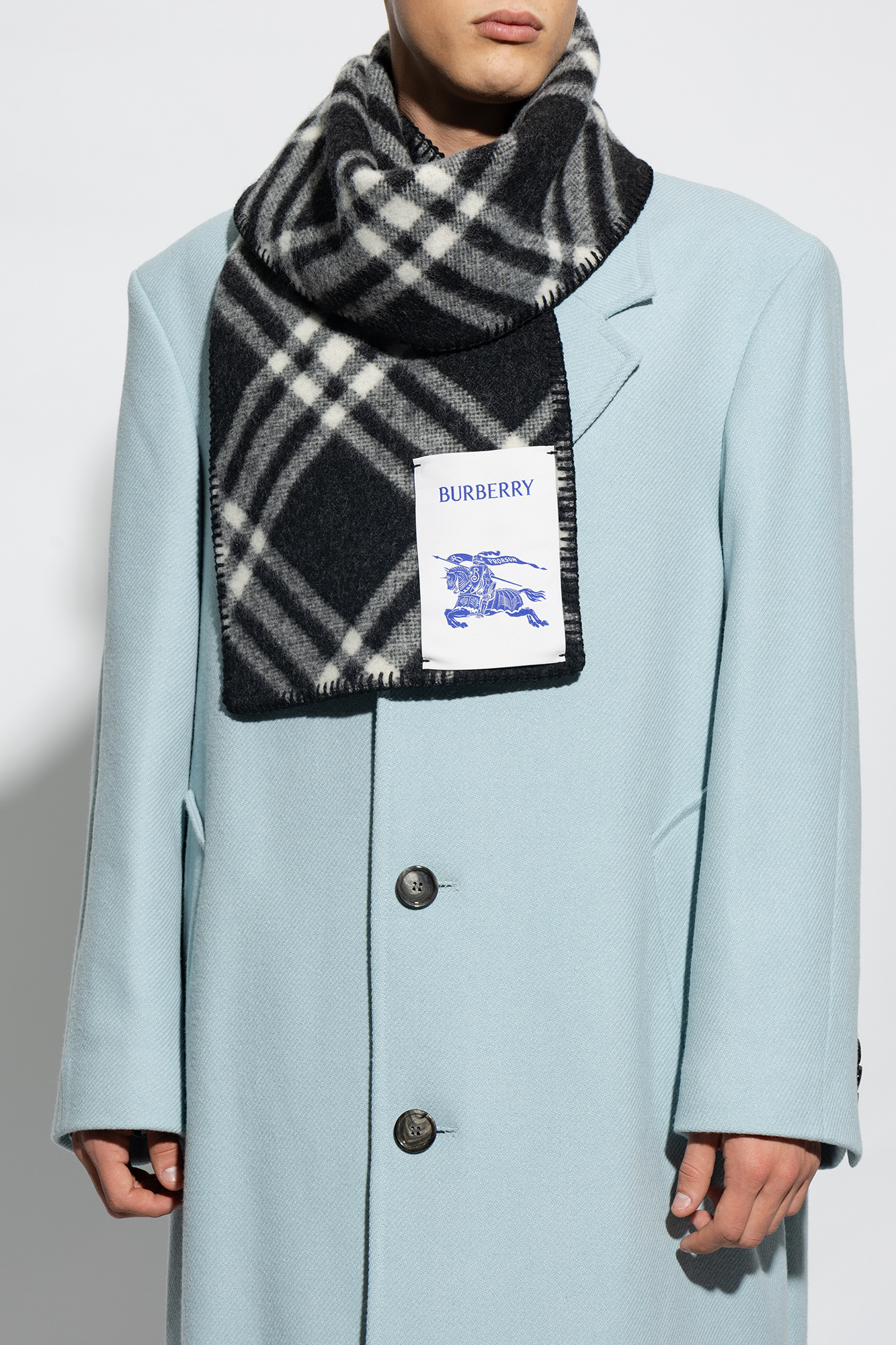 burberry location print cotton sweatshirt item